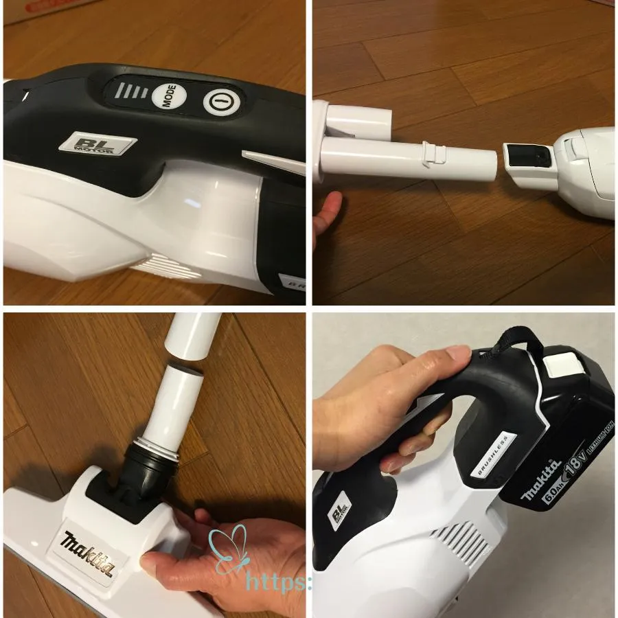 マキタの掃除機 紙パック式の充電式クリーナ(CL285FD)の画像